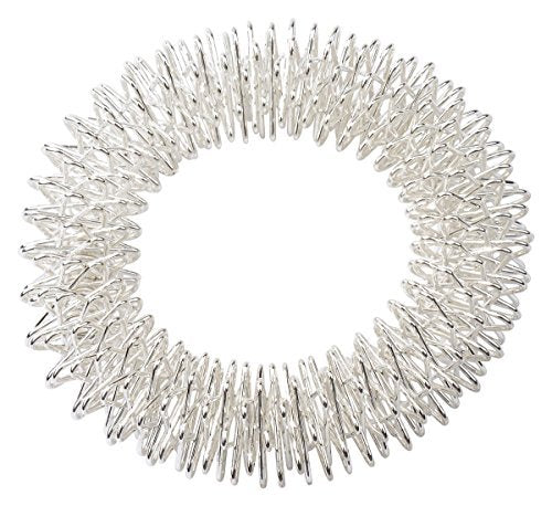 Silver Wrist Massage Figit/Acupuncture Ring