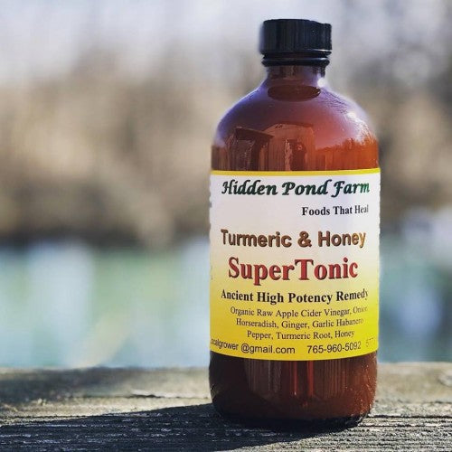 TURMERIC & HONEY SUPERTONIC 9OZ (HIDDEN POND FARM)