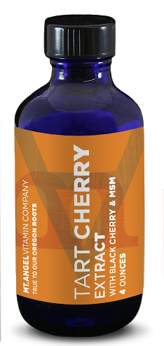 TART CHERRY EXTRACT WITH BLACK CHERRY & MSM 4OZ (MT. ANGEL VITAMINS)