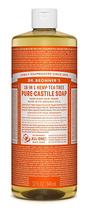 Tea Tree Liquid Soap (Dr. Bronners)