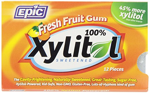 Epic Dental Xylitol Gum (Fresh Fruit)