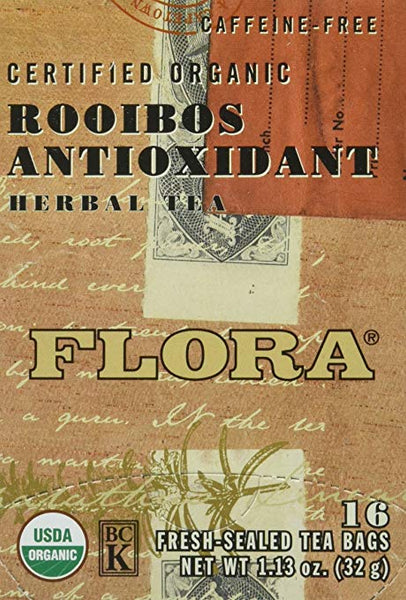 ROOIBOS ANTIOXIDANT HERBAL TEA (FLORA) (16 Bags)