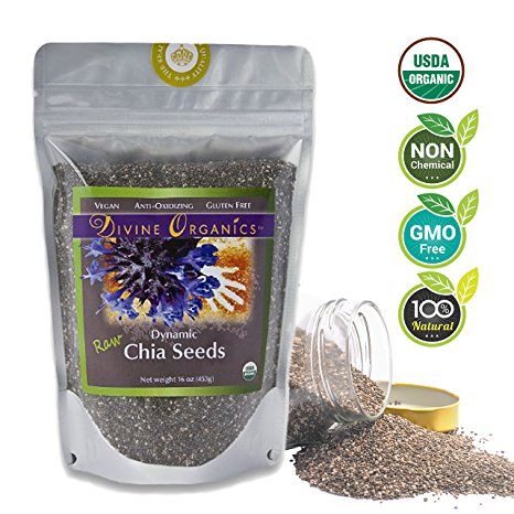 Chia Seeds Organic 8 Oz (Transition Nutrition)