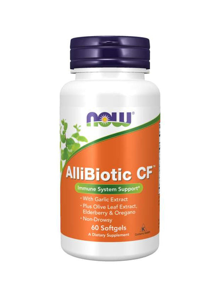AlliBiotic CF - Immune System Support 60 Softgels - NOW Foods