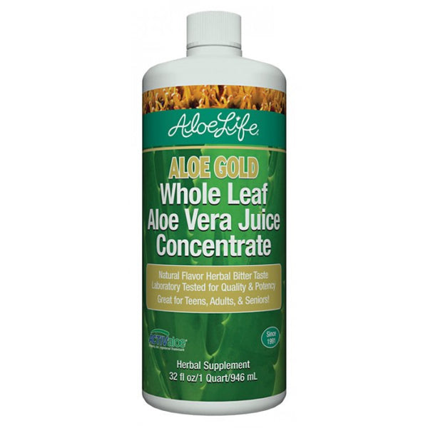 Aloe Gold Whole Leaf Aloe Vera Juice (Aloe Life) 32 fl