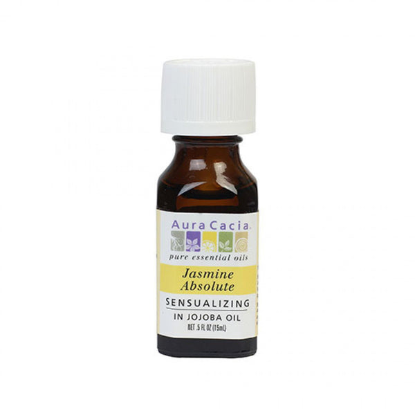 Jasmine Absolute Essential Oil In Jojoba Oil (Aura Cacia)
