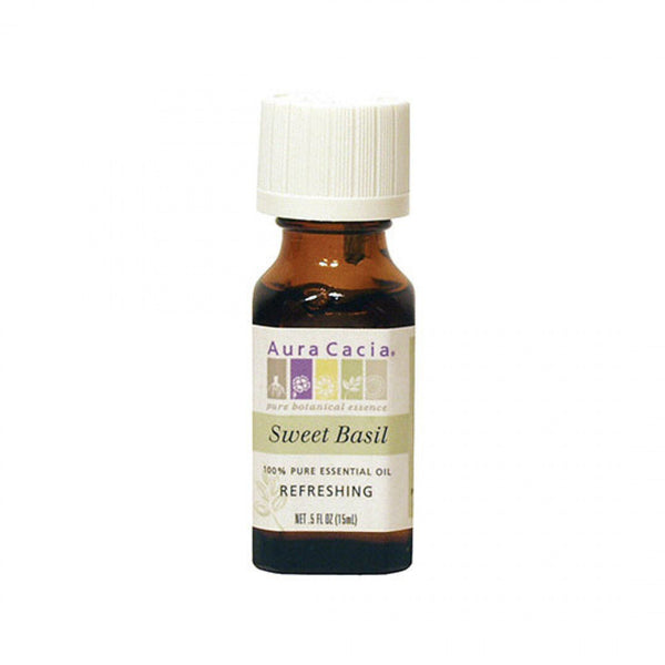 Sweet Basil Essential Oil Aura Cacia