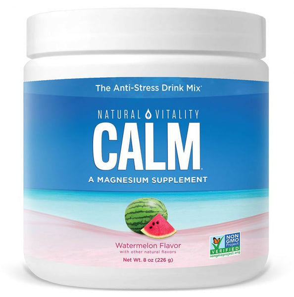 Natural CALM Magnesium 8oz - Watermelon flavor - Natural Vitality