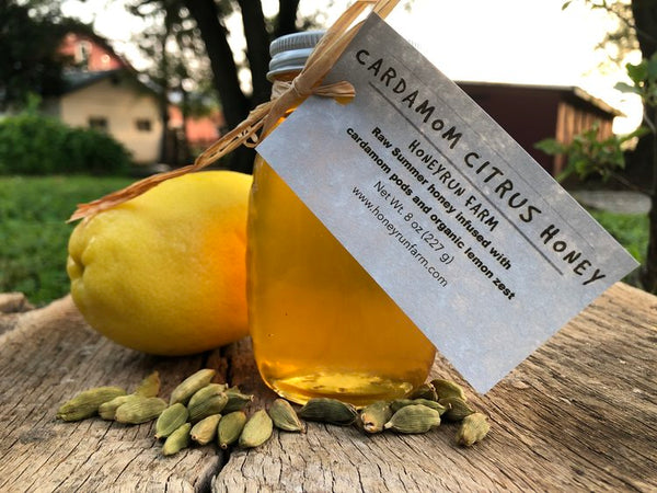 CARDAMOM CITRUS INFUSED HONEY (HONEY RUN FARMS)