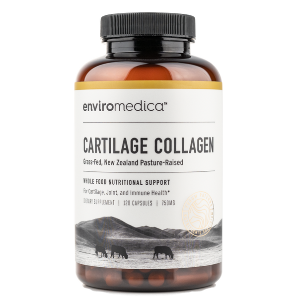 Cartilage Collagen 120 capsules - Grass-fed New Zealand Pasture-Raised - Enviromedica