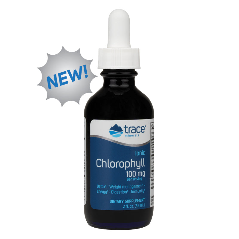 Ionic Chlorophyll 100mg per serving 2 oz bottle - Trace Minerals Research