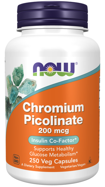 Chromium Picolinate 250 Vegetarian Capsules - NOW Foods