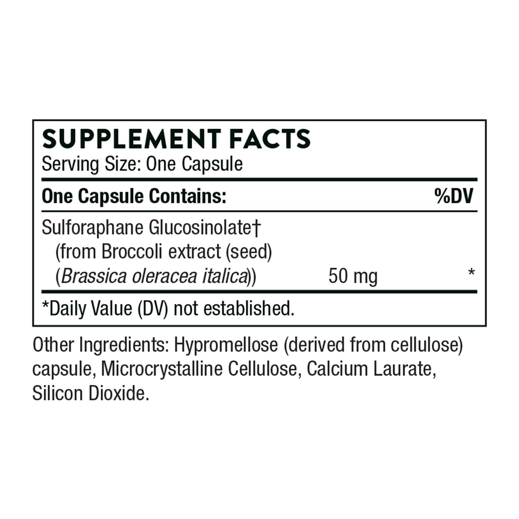 Crucera-SGS Broccoli Seed Extract - 60 Vegetarian Capsules - Thorne