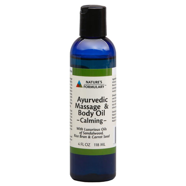 AYURVEDIC MASSAGE & BODY OIL - CALMING (NATURE'S FORMULARY)