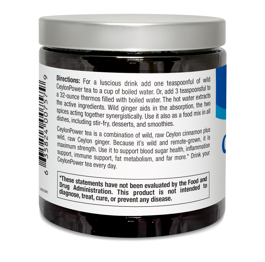 Ceylon Power Tea 3.5 oz powder - Blood sugar & Immune Support - North American Herb & Spice