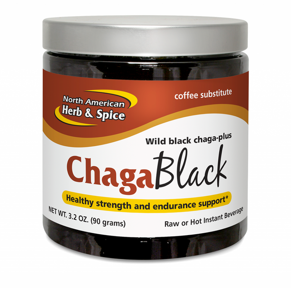 Chaga Black 3.2oz - Healthy Strength & Endurance Support - North American Herb & Spice