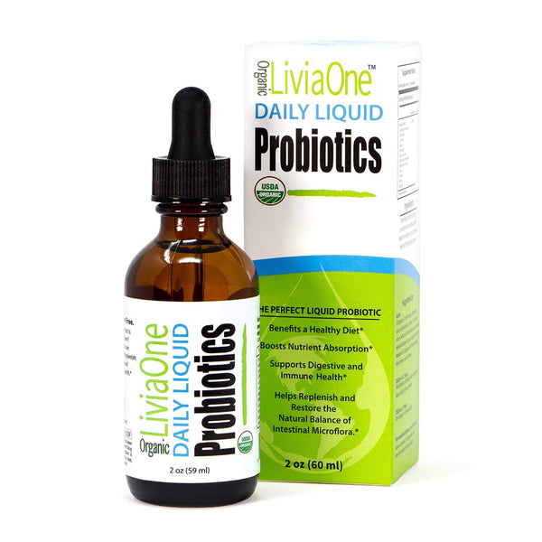 Daily Liquid Probiotics 2 oz - Boosts Nutrient Absorption -  LiviaOne