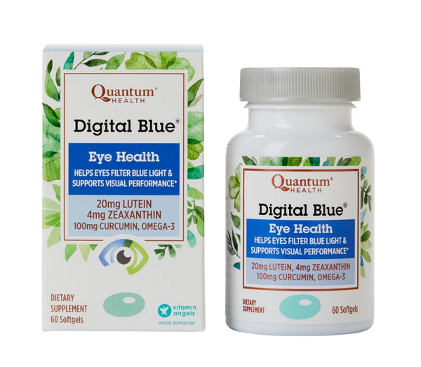 Digital Blue 60 Softgels - Blue Light Protection Eye Health - Quantum Health