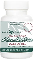 D- Lenolate Plus (olive leaf extract) Cold and Flu 24 tabs