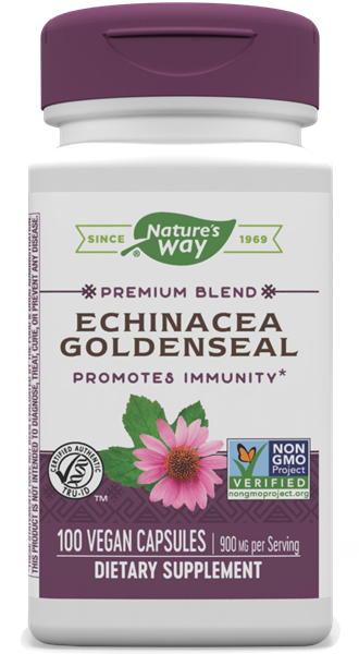 Echinacea Goldenseal - 100 Vegan Capsules - Nature's Way