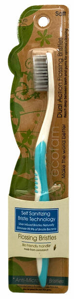 Ecofam Silver-Infused Tooth Brush - Adult SOFT - Assorted colors