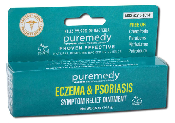 Eczema & Psoriasis Relief Ointment .5 oz tube - Puremedy