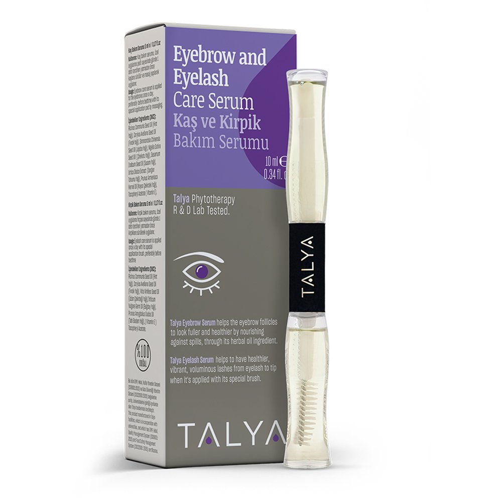 Eyebrow & Eyelash Care Serum - 10ml Oil - Talya Herbals
