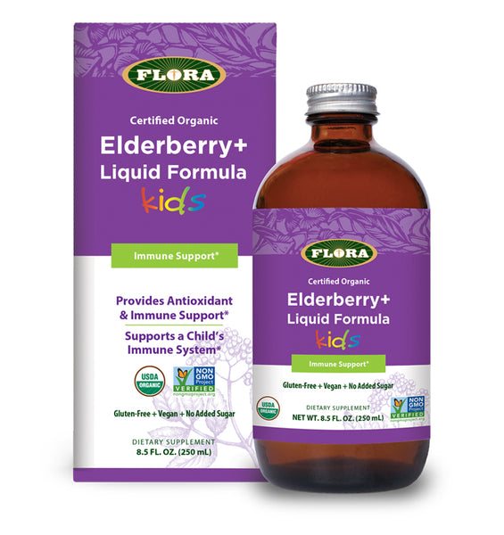 ELDERBERRY+ LIQUID FORMULA FOR KIDS (FLORA)
