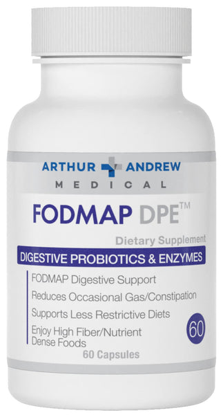 FODMAP DPE 60 Vegetarian Capsules - Digestive Enzymes & Probiotics - Arthur Andrew Medical