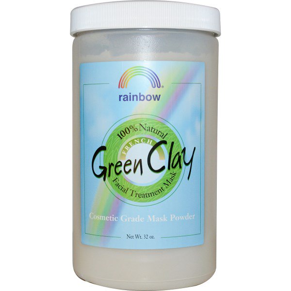 French Green Clay - 100% Pure & Natural clay 32 oz - Rainbow Research