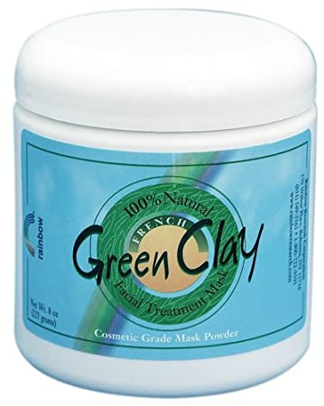 French Green Clay - 100% Pure & Natural Clay 8 oz - Rainbow Research
