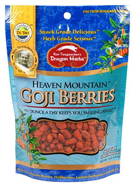 Goji Berries 8oz - Heaven Mountain Special Harvest - Dragon Herbs