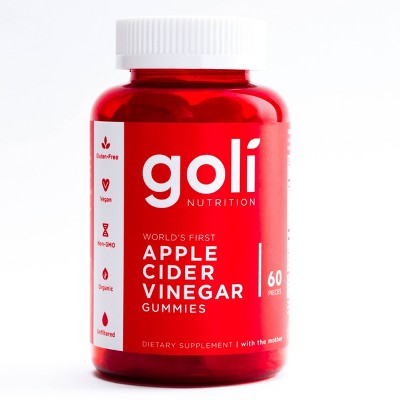 Apple Cider Vinegar Gummies with the Mother - 60 Gummies from Goli Nutrition