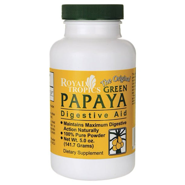 Green Papaya Powder 5 oz - Digestive Aid - Royal Tropics