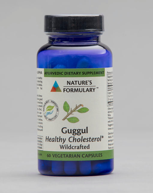 Guggul 60 Vegetarian capsules - Healthy Cholesterol - Nature's Formulary