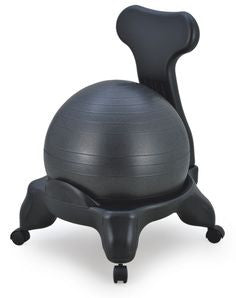 Gym Ball Chair W/Back Support - Relaxus