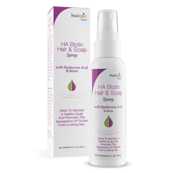 HA BIOTIN HAIR & SCALP SPRAY 4OZ - HYALOGIC