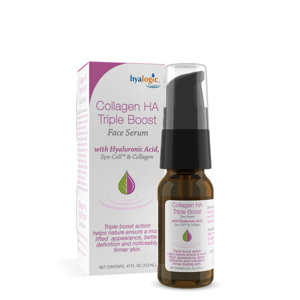 Collagen HA Triple Boost Face Serum .47oz - Moisturize, Lift & Firm Skin - Hyalogic