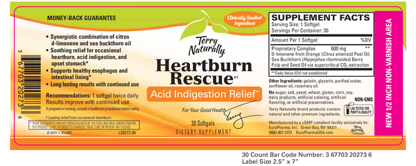 Heartburn Rescue - 30 softgels - Terry Naturally
