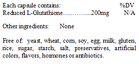L-Glutathione (American Biologics) 60 Caps