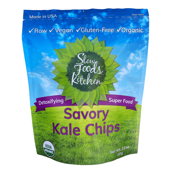Kale Chips 2 oz Savory - Slow Foods Kitchen