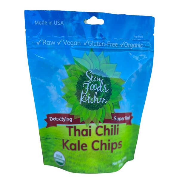 Kale Chips 2 oz - Thai Chili - Slow Foods Kitchen