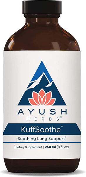 KuffSoothe 8oz - Soothing Lung Support Syrup - Ayush Herbs
