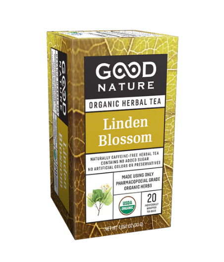 Linden Blossom Tea 20 bag 30 grams - Certified Organic Tea - Good Nature Tea