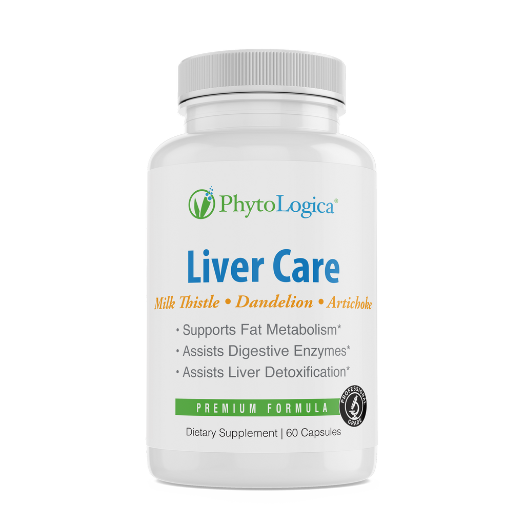 Liver Care 60 vegetarian capsules - Milk Thistle, Dandelion & Artichoke - PhytoLogica
