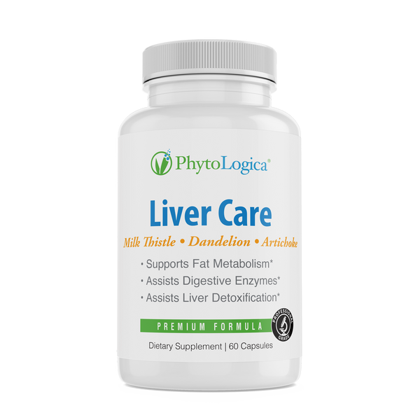 Liver Care 60 vegetarian capsules - Milk Thistle, Dandelion & Artichoke - PhytoLogica