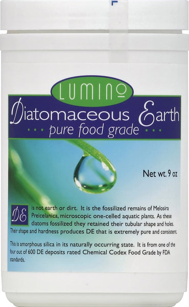 Diatomaceous Earth 9oz jar - Food Grade - Lumino Wellness