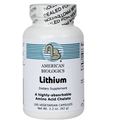 Lithium (50mcg) (American Biologics) 100 Caps