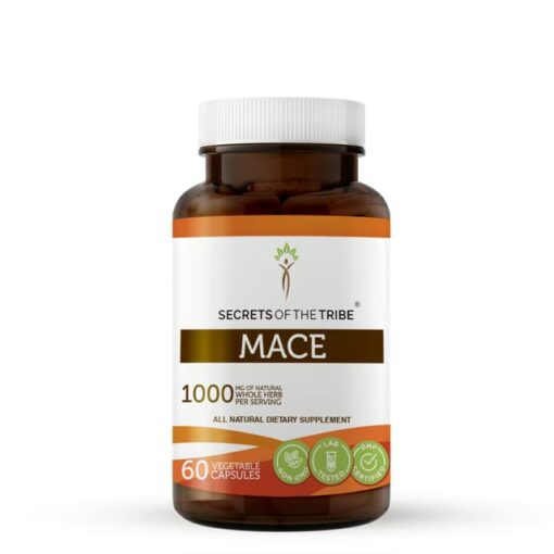 Mace 1000mg - 60 Vegetarian Capsules - Secrets of the Tribe