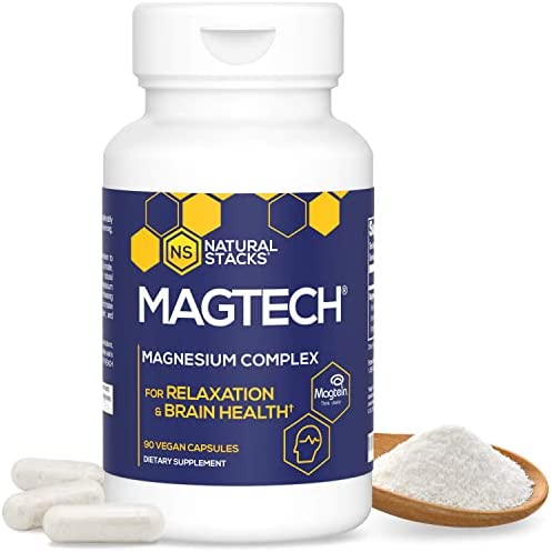 MagTech Magnesium Complex 90 capsules - Relaxation & Brain Health - Natural Stacks